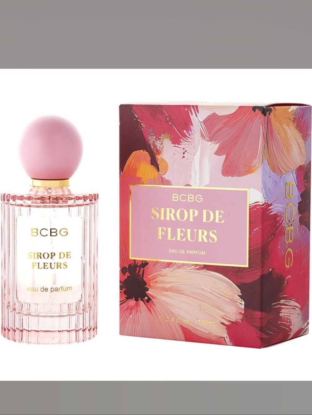 BCBG Sirop de Fleurs Pink & Coral Floral Perfume Box